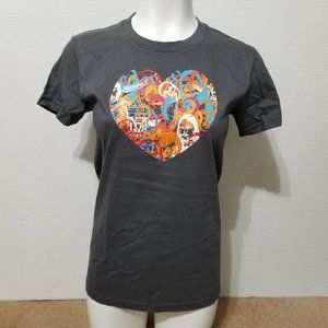 Maroon 5 shirt Large Heart Portraits Pop Art Tour 2016 concert band merch